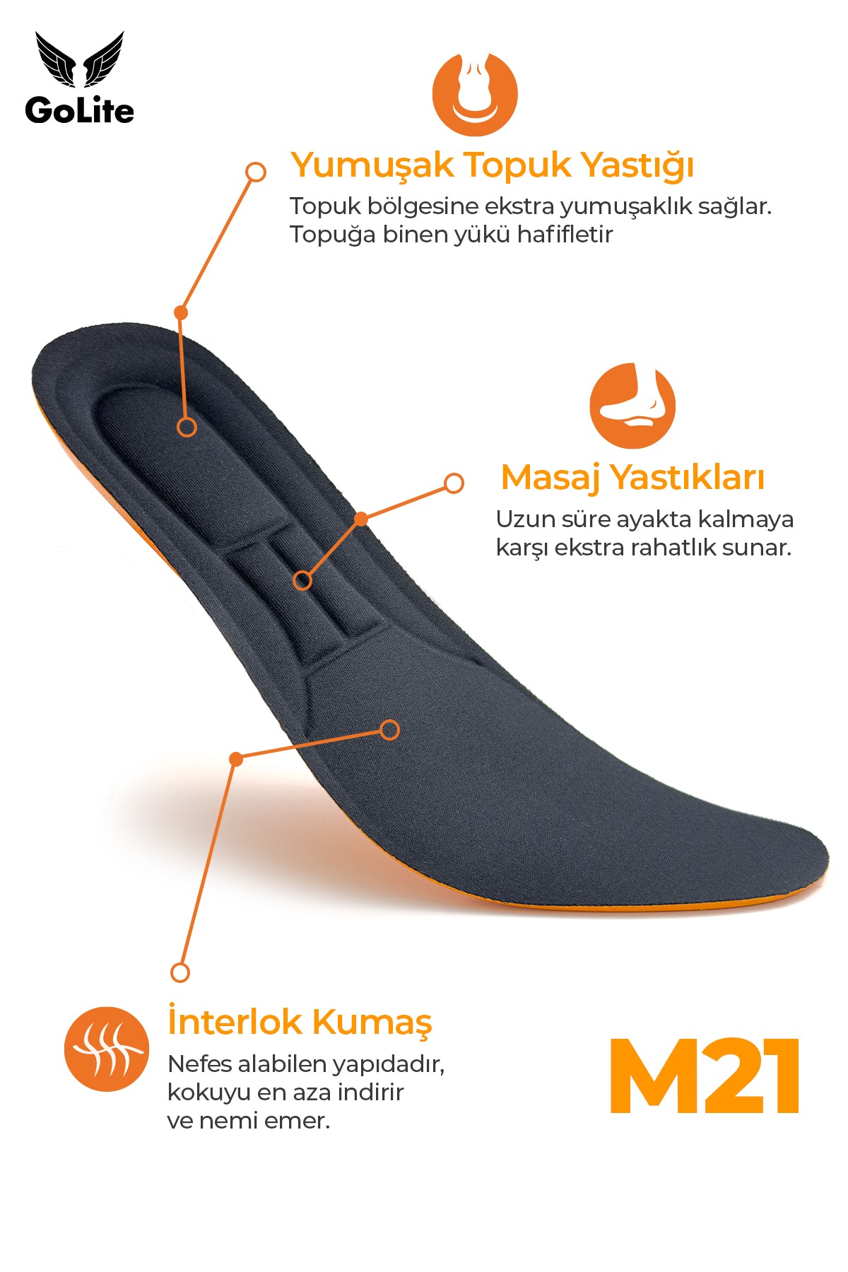 GoLite M21 Memory Foam Tabanlık