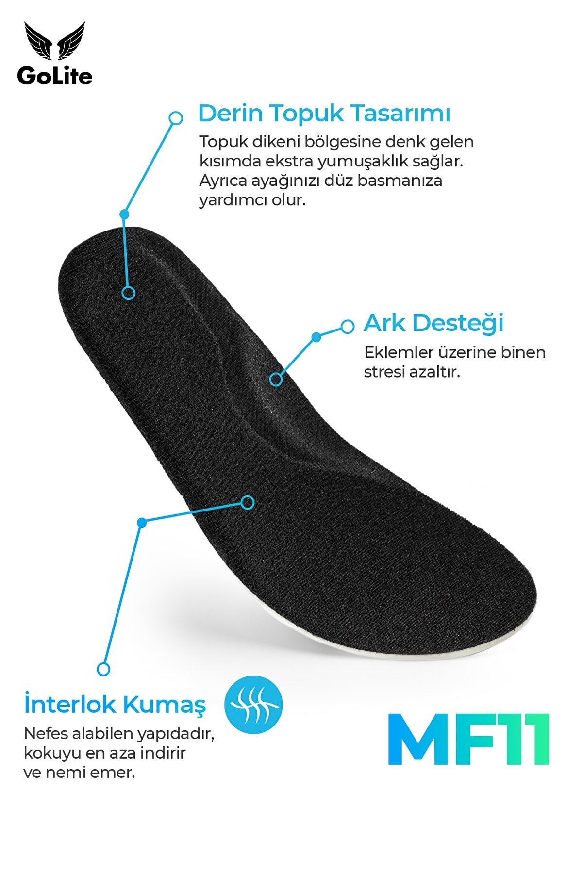 GoLite Bebek ve Çocuk Ayakkabı Tabanlığı