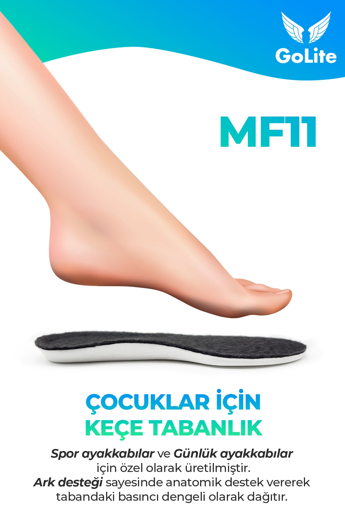 GoLite Bebek ve Çocuk Ayakkabı Tabanlığı