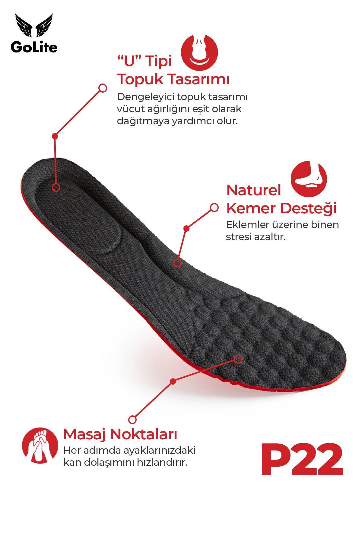 P22 Siyah Tabanlık