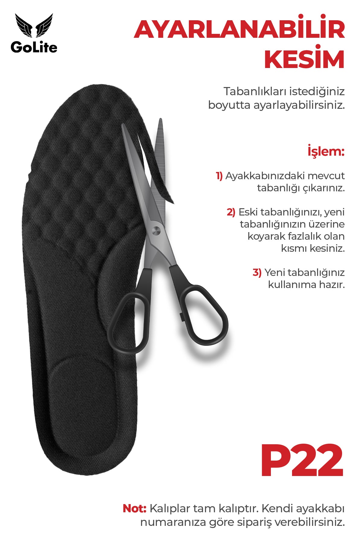 P22 Siyah Tabanlık
