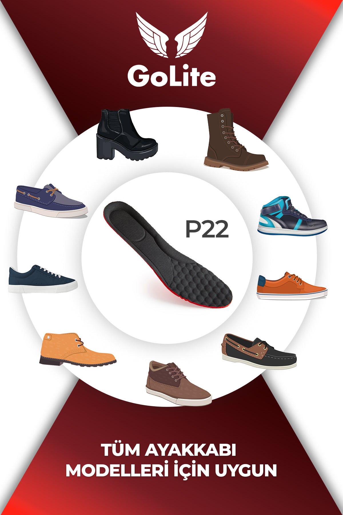 P22 Siyah Tabanlık