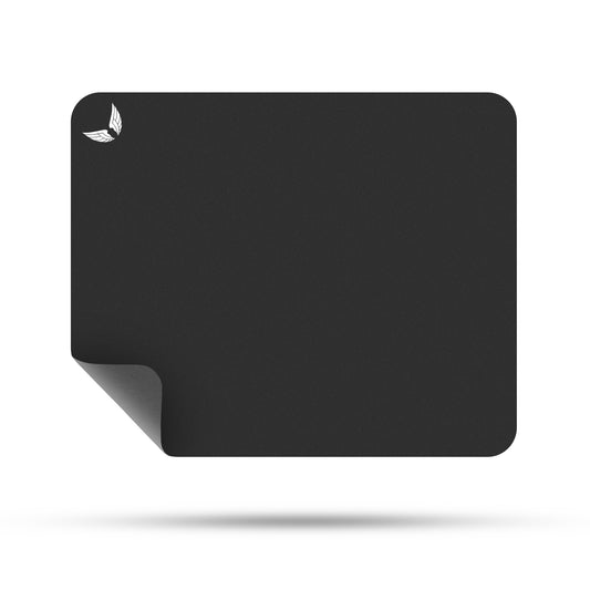 GoLite Suni Deri Mousepad – siyah, 27x23 cm, açılı ürün fotoğrafı