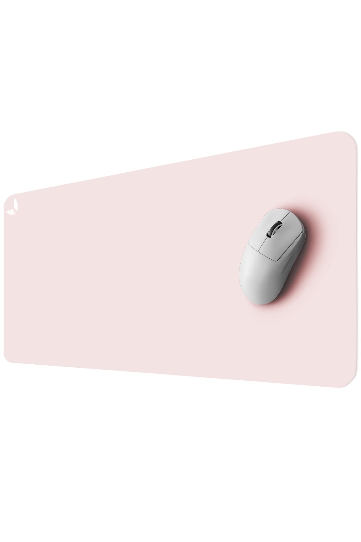 GoLite Poliüretan Mousepad – toz pembe, 70x30 cm, kenar detayı yakın çekim