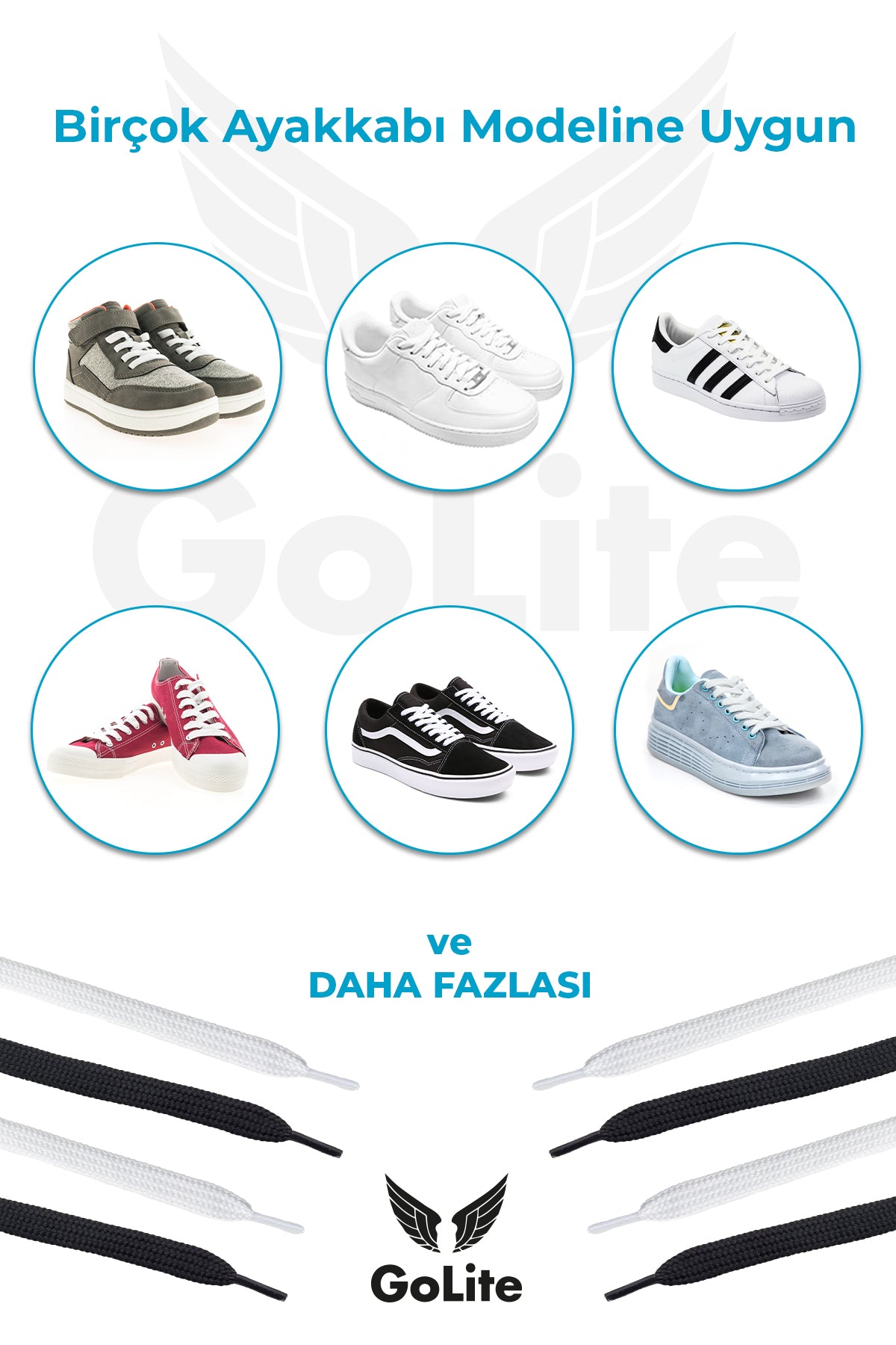 GoLite Yassı Ayakkabı Bağcığı