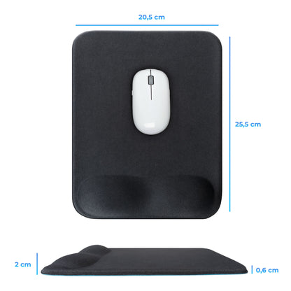 Bilek Destekli Mousepad Ergonomik Kaymaz Taban Mousepad - Dikdörtgen