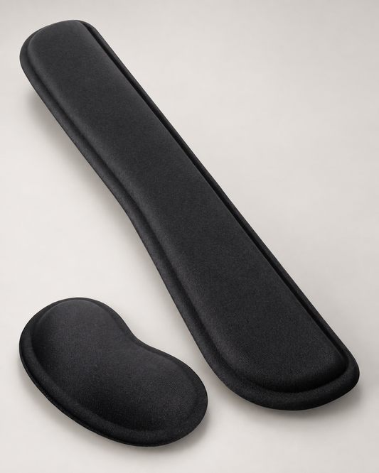 GoLite Klavye ve Mouse Bilek Desteği Seti - Siyah, düz zeminli ürün fotoğrafı