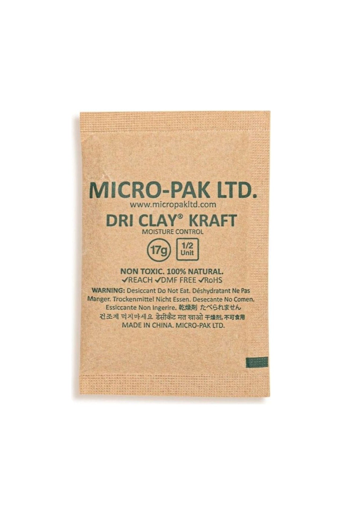 Micro-Pak Dri Clay Kraft 17 gram nem alıcı kese