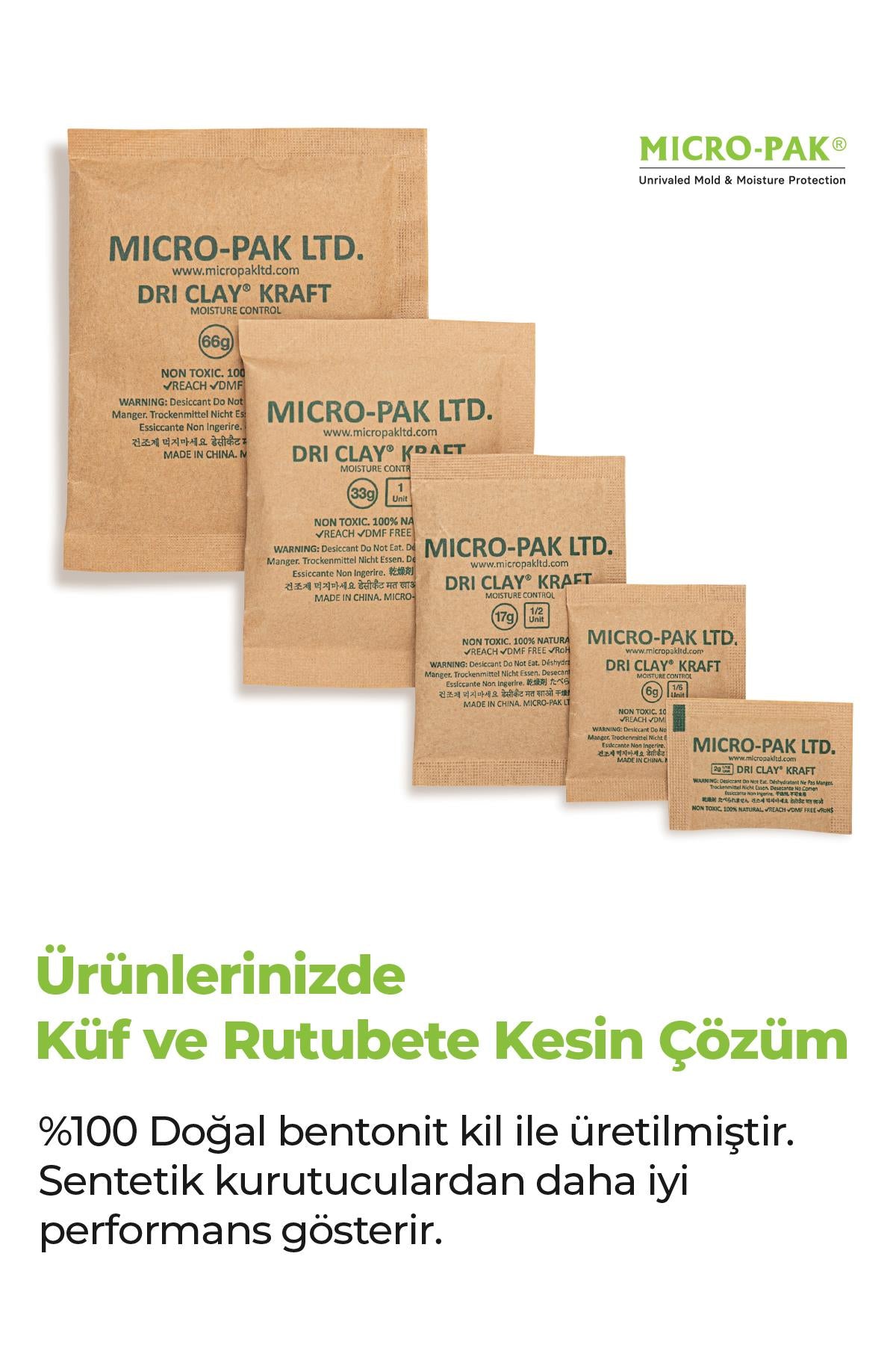 Micro-Pak 17 gram Nem Alıcı Rutubet Giderici Küf Önleyici
