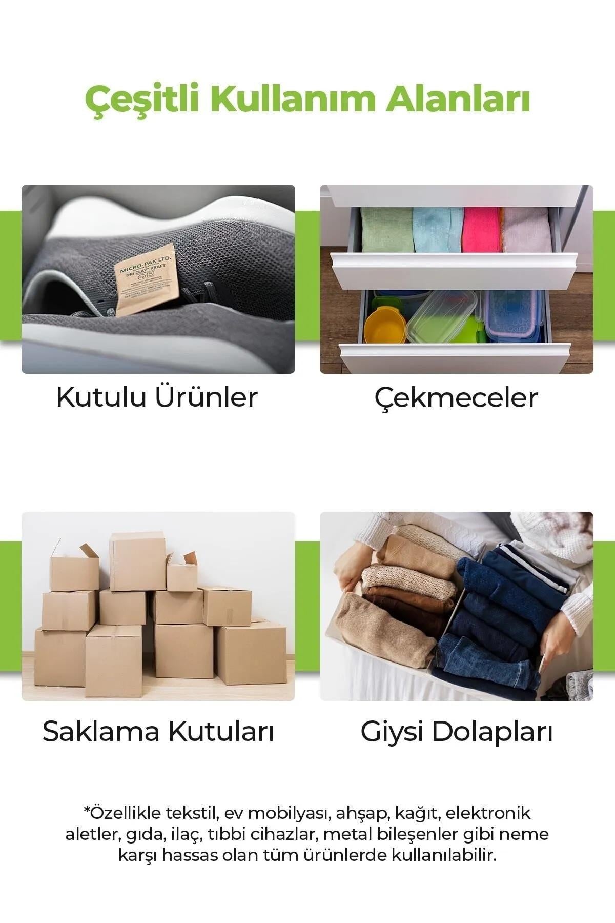 Micro-Pak 6 gram Nem Alıcı Rutubet Giderici Küf Önleyici